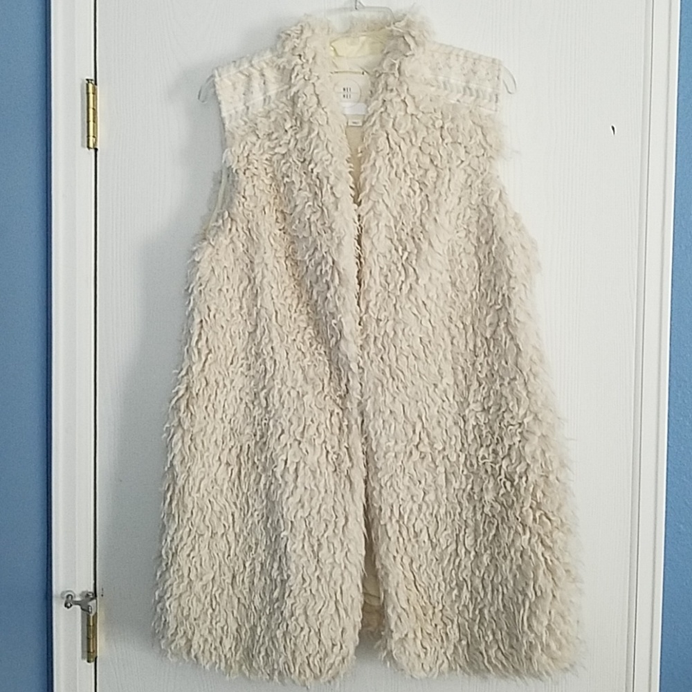 Anthropologie Hei Faux Sherpa Vest